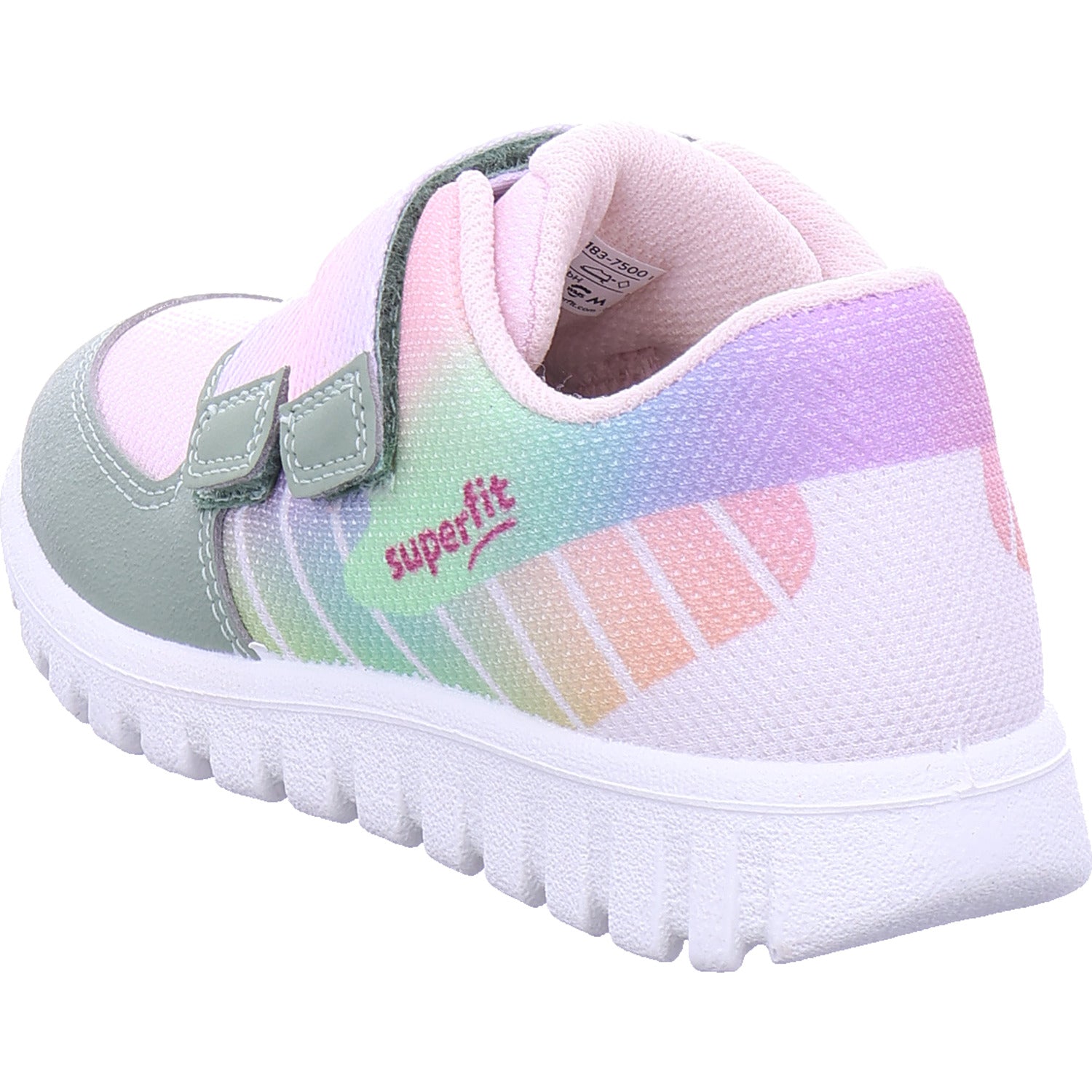 Dívčí polobotky Superfit Sport7 Mini v zelené barvě