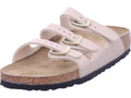 Birkenstock Damen Pantolette Florida Birko Flor in beige