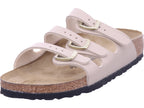Birkenstock Damen Pantolette Florida Birko Flor in beige