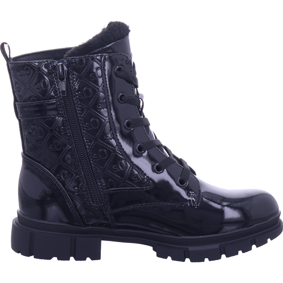 s.Oliver Mädchen Stiefelette  in schwarz