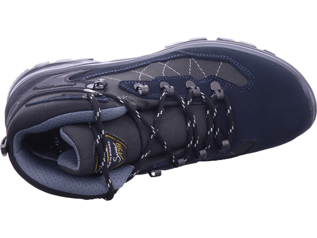 Grisport Herren Wanderschuh Scamosciato in blau