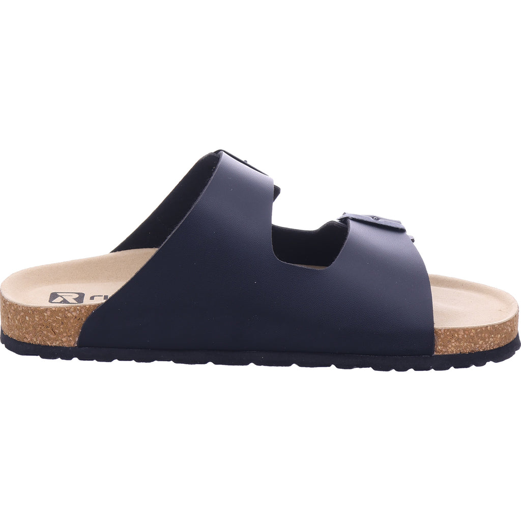 Rieker Herren Pantolette Fsk Herren Sandalen in schwarz