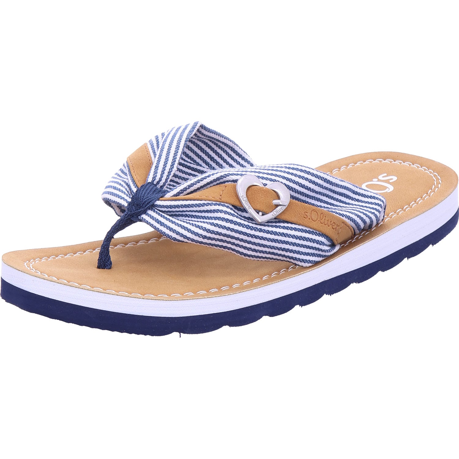 s.Oliver Damen Pantolette  in blau
