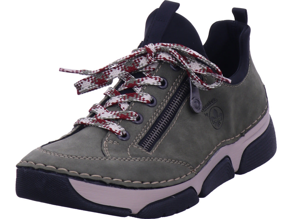 Rieker Damen Slipper Hwk Damen Halbschuhe in grün