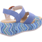 Rieker Damen Sandale  in blau