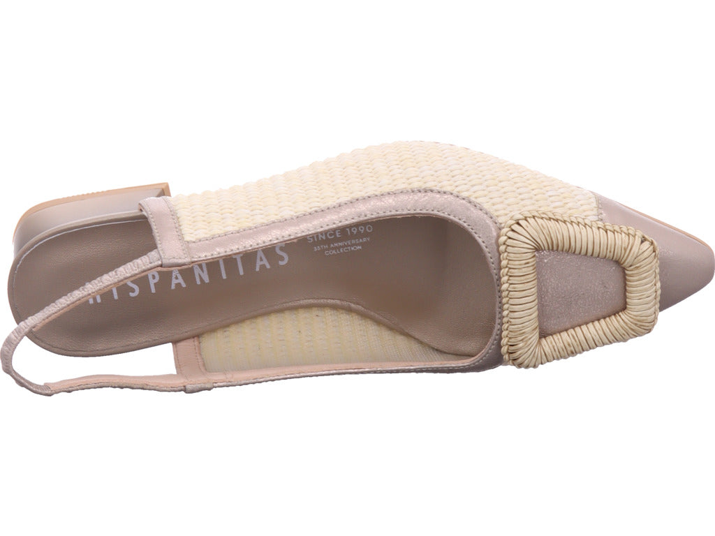 Hispanitas Damen Pump Menorca in beige
