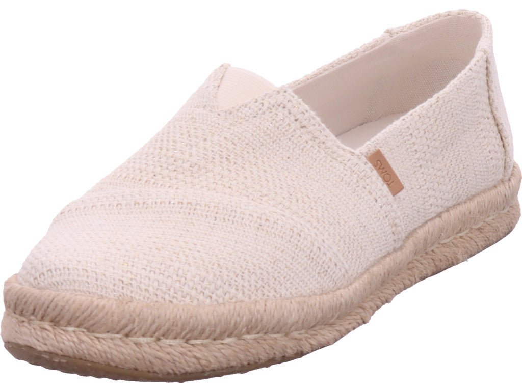 TOMS Women's Alpargata Rope 2.0 Slip-Ons in Beige