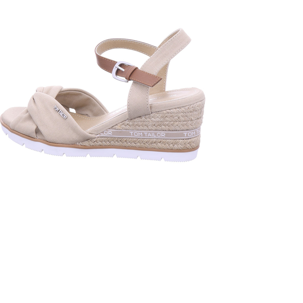 Tom Tailor Damen Sandalette  in beige
