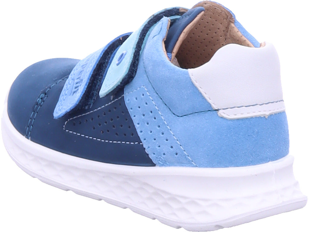 Superfit Jungen Lauflernschuh Stiefelette Leder \ Breeze in blau