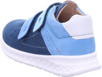 Superfit Jungen Lauflernschuh Stiefelette Leder \ Breeze in blau