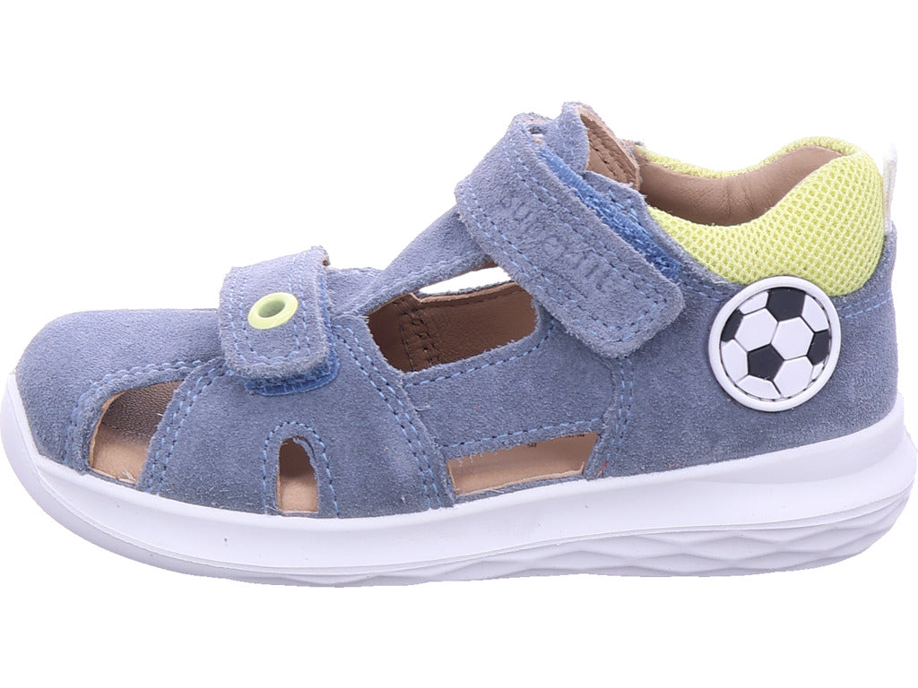 Superfit  Sandale Sandale Leder \ Bumblebee in blau