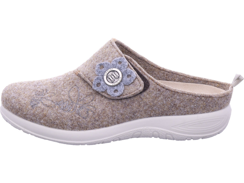 Fly Flot Damen Hausschuh  in beige