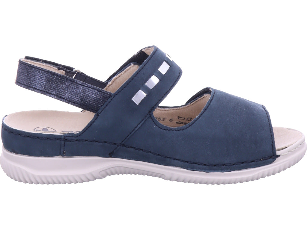 Rieker Damen Sandalette Fsk Damen Sandalen in blau