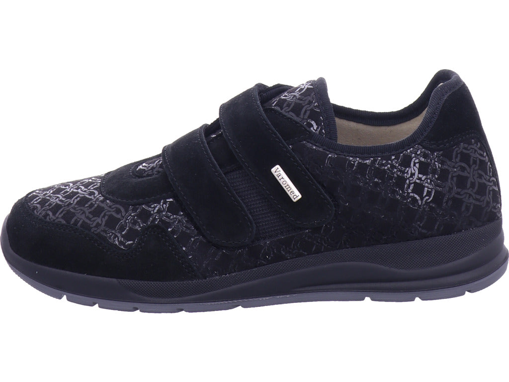 Varomed Damen Halbschuh Trenton Klettschuh in schwarz
