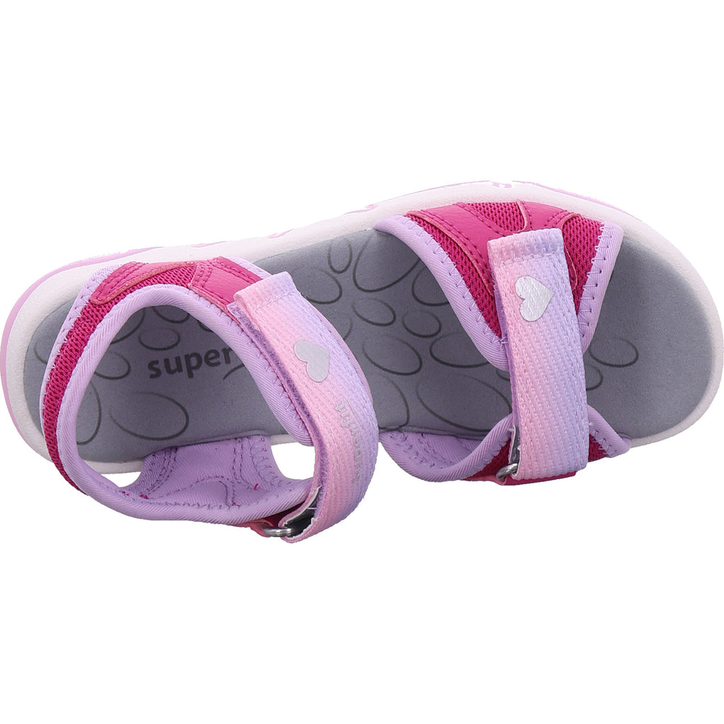 Superfit Mädchen Sandale Pebbles in rot