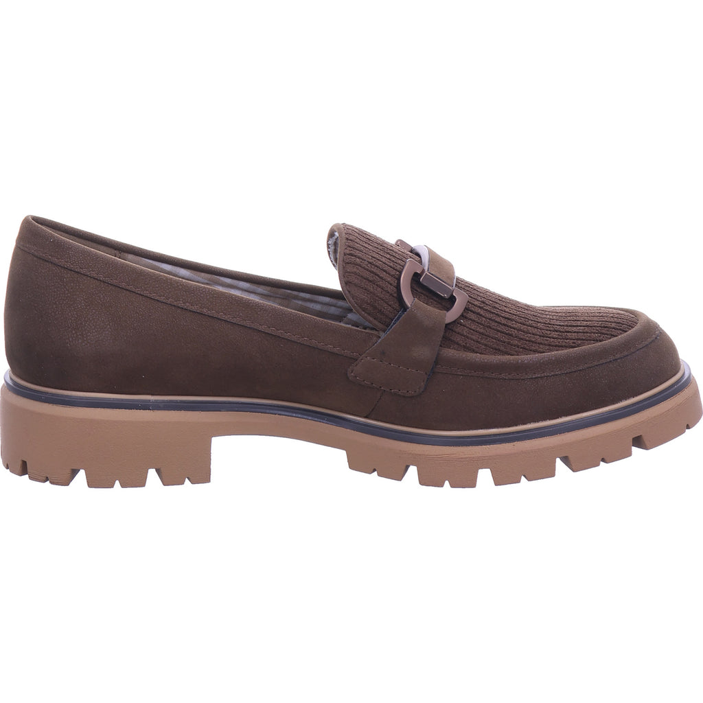 Marco Tozzi Damen Slipper  in braun