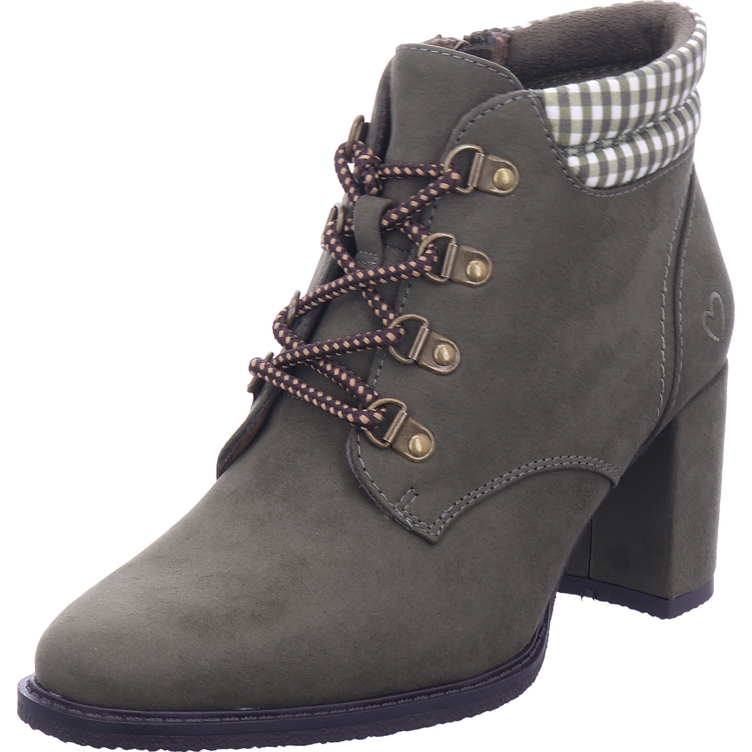 Marco Tozzi Damen Stiefelette  in dunkel-grün