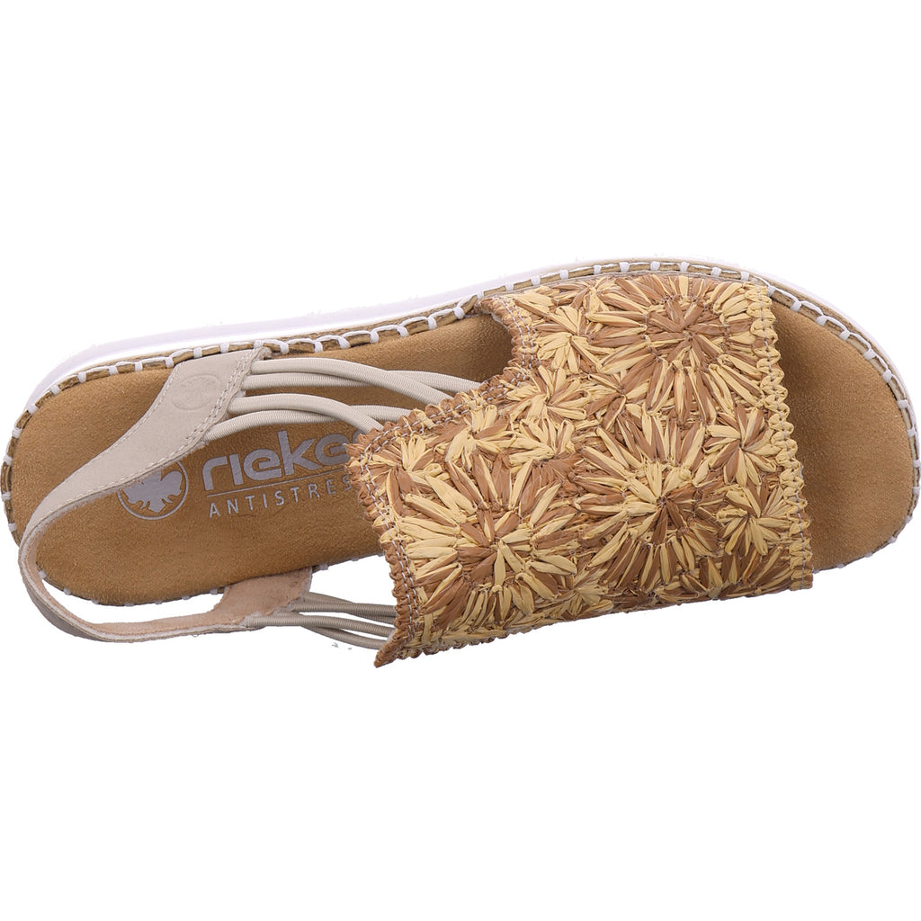 Rieker Damen Sandale  in beige
