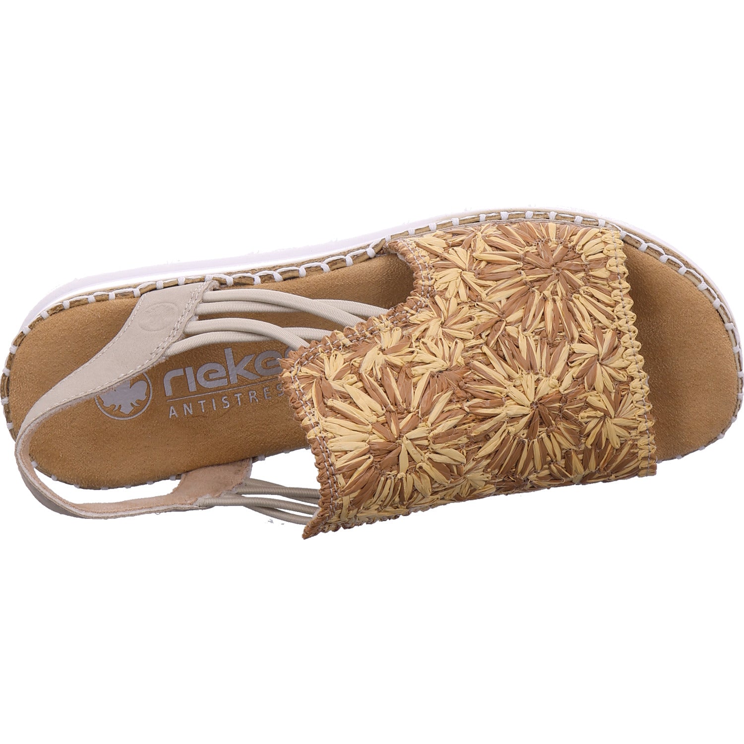Rieker Damen Sandale  in beige