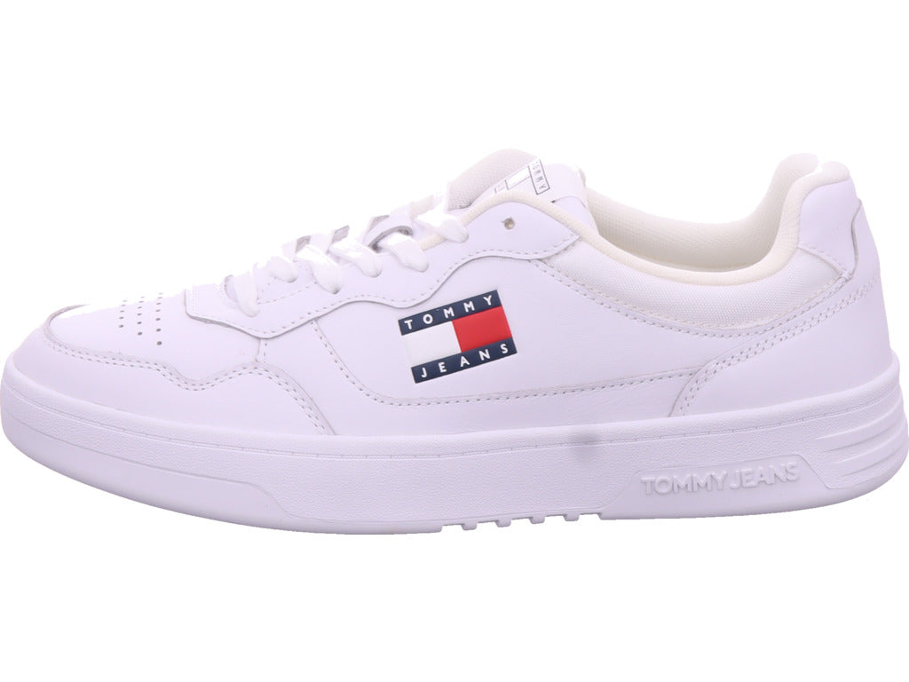 Tommy Hilfiger Men's Tjm Cupsole Leather Sneakers in White