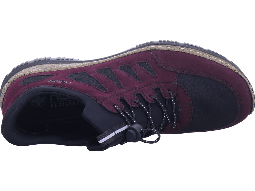 Rieker Damen Slipper Hwk Damen Halbschuhe in lila