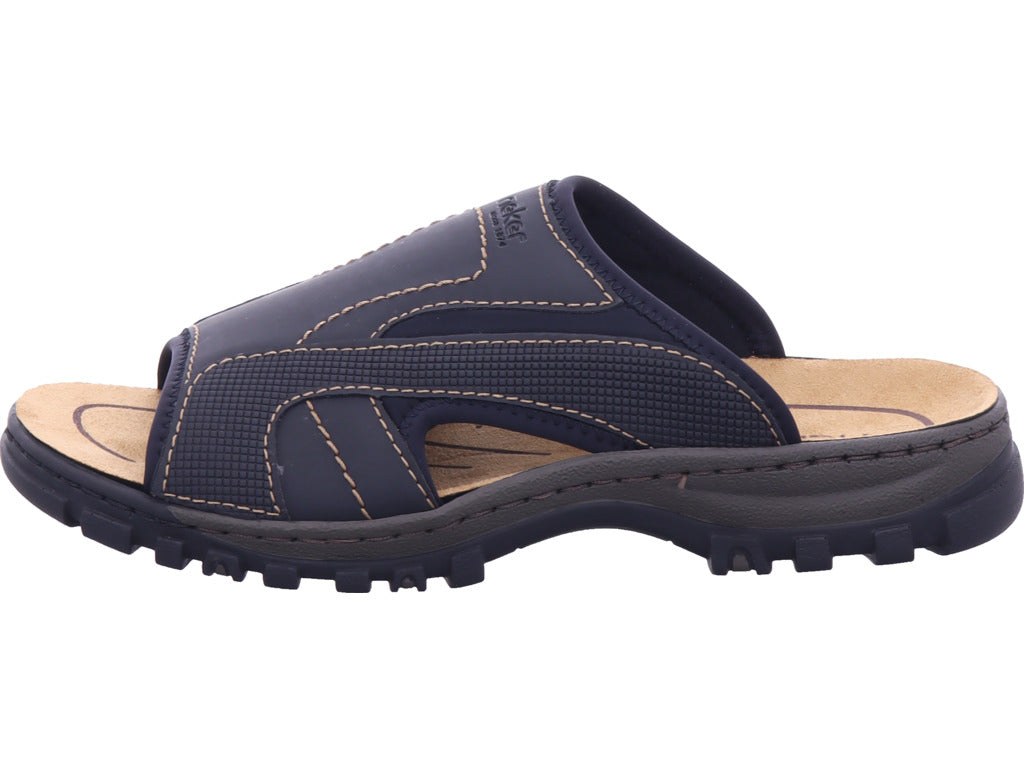 Rieker Herren Pantoffel Fsk Herren Sandalen in schwarz