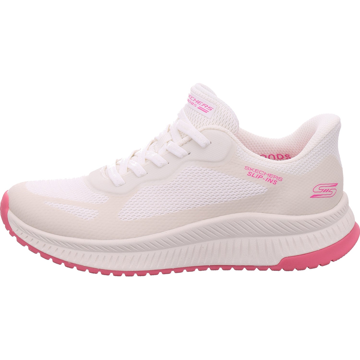 Dámské nazouváky SKECHERS v bílé barvě