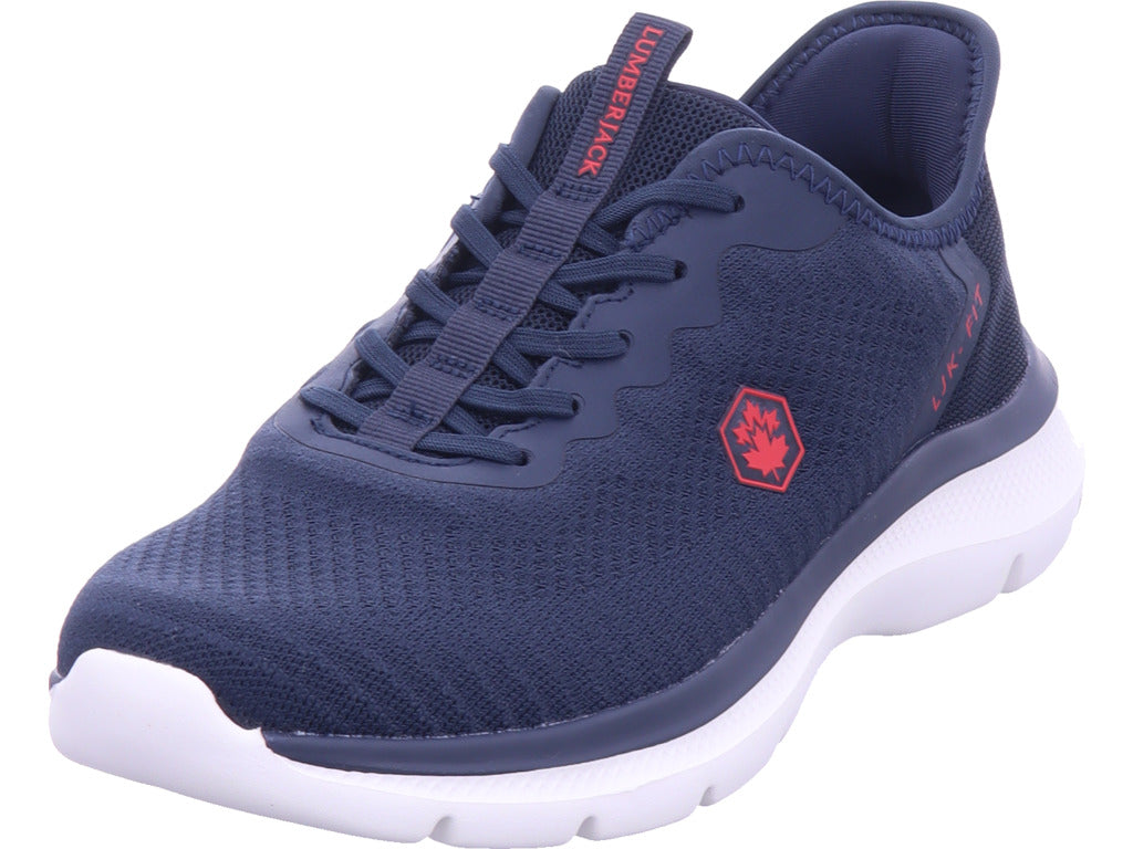 lumberjack women's low-top shoe in blue