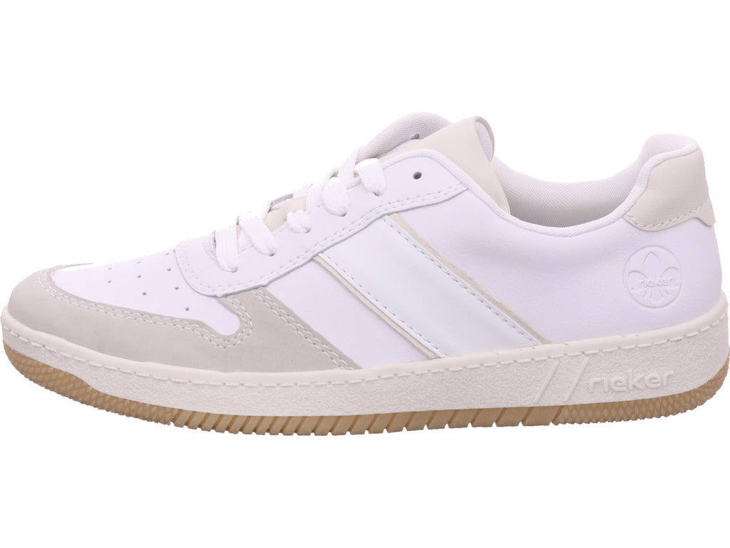 Rieker Damen Sneaker Fsk Damen Halbschuhe in weiß