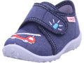 Superfit Boys' Slipper Textile Spotty in blue