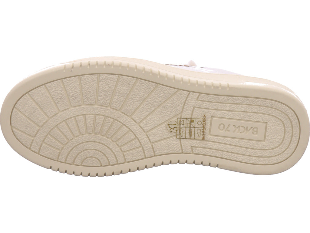 Women's Back Sneakers Slam A903 PU Nude in White