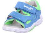 Superfit Jungen Sandale Sandale Leder \ Flow in blau
