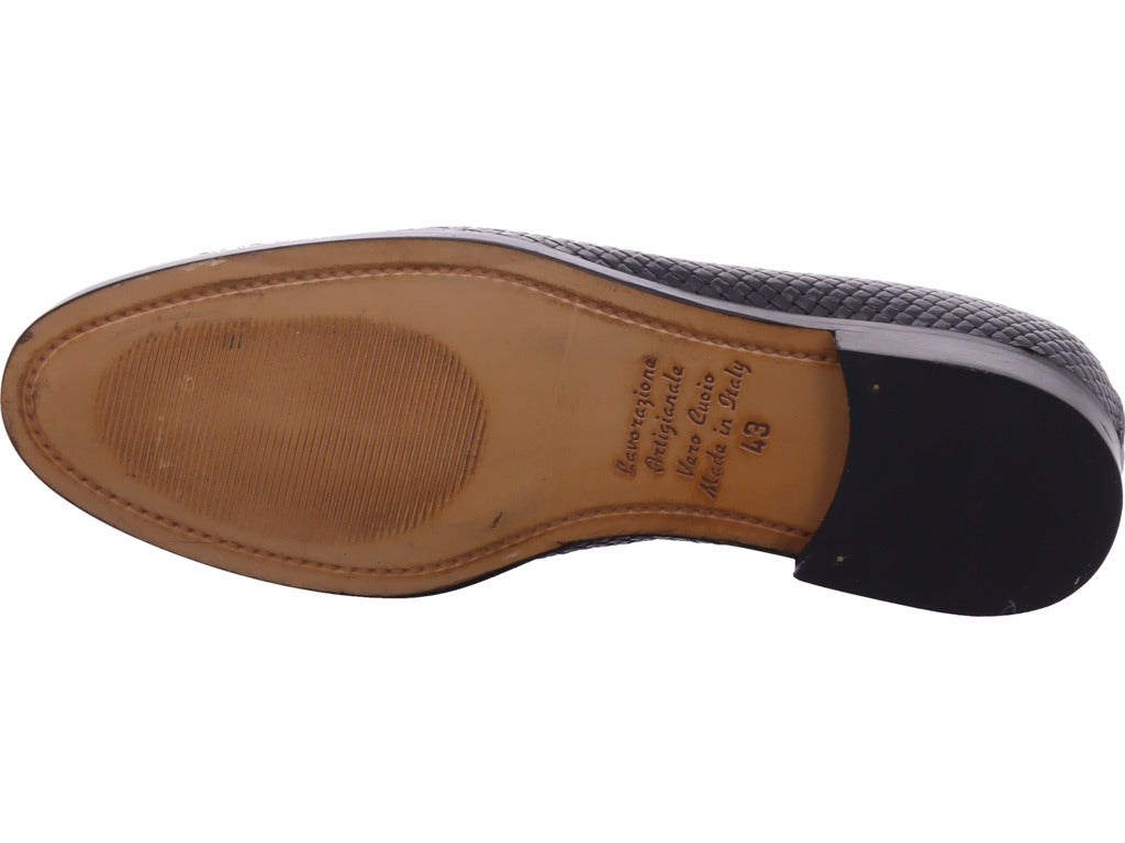 EXTON Herren Slipper  in schwarz