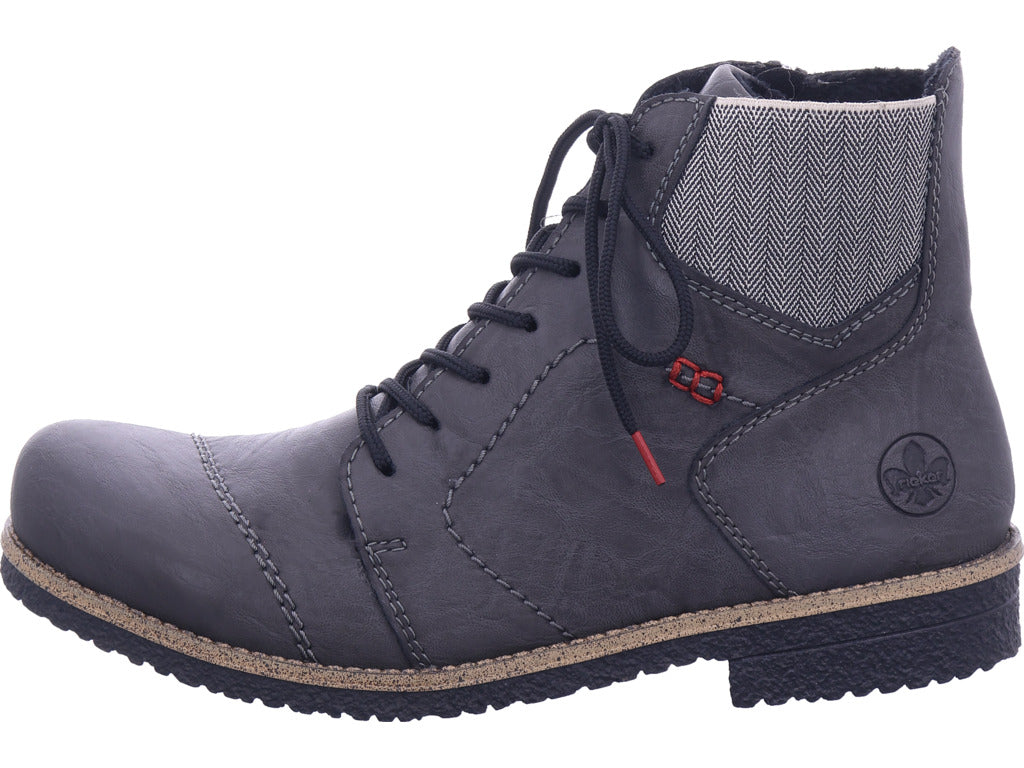 Rieker Damen Stiefel Hwk Damen Stiefel in grau