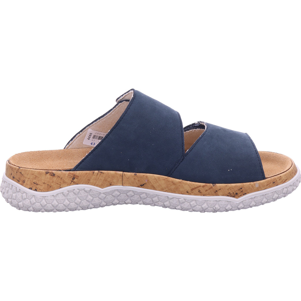 Rieker Damen Pantolette  in blau