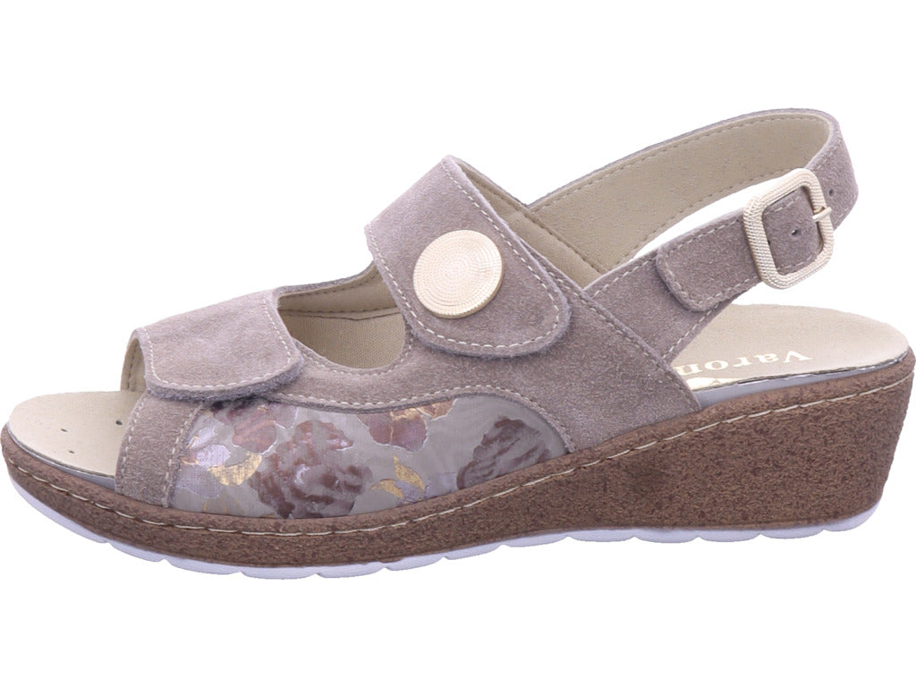 Varomed Damen Sandalette  in beige