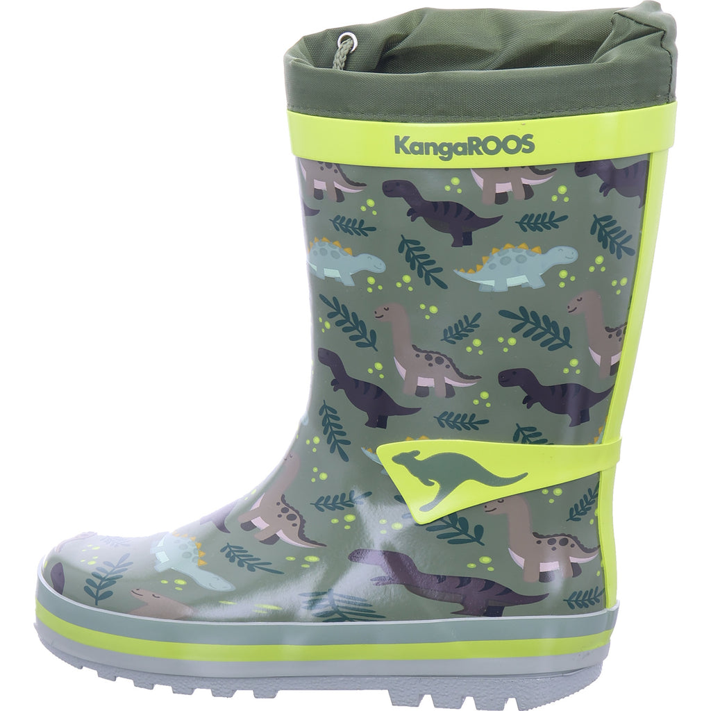 KangaRoos boys' rubber boots in green