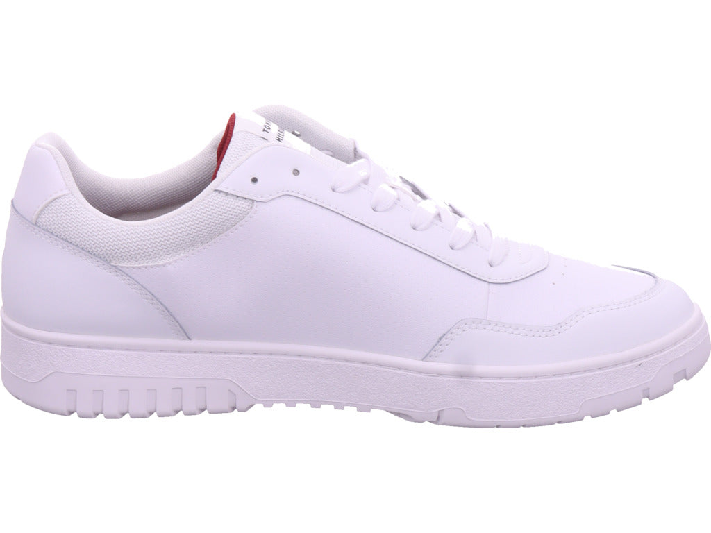 Tommy Hilfiger Men's Sneakers Th Basket Core Lth Pinperf in White