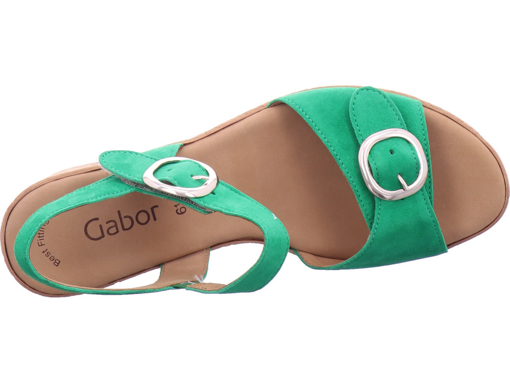 Gabor Damen Sandalette  in grün