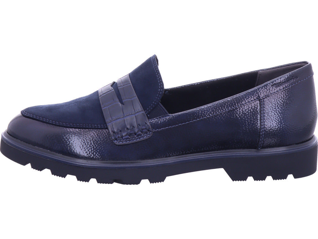 Dámské pantofle Tamaris M2431241 v modré barvě
