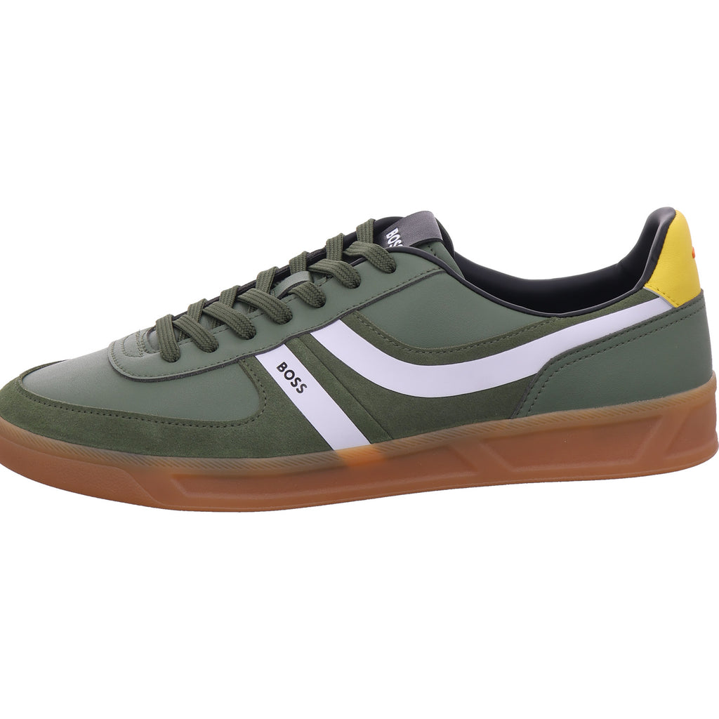 HUGO BOSS AG Men's Brandon Tenn Mipu low-top shoes in green