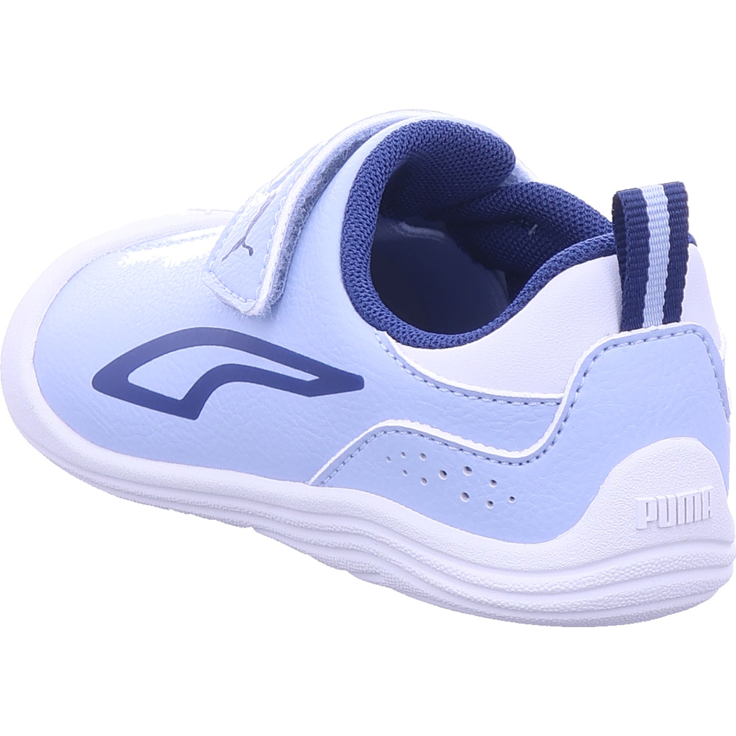 Chlapecké nízké boty Puma Kitten Sl V Inf v modré barvě