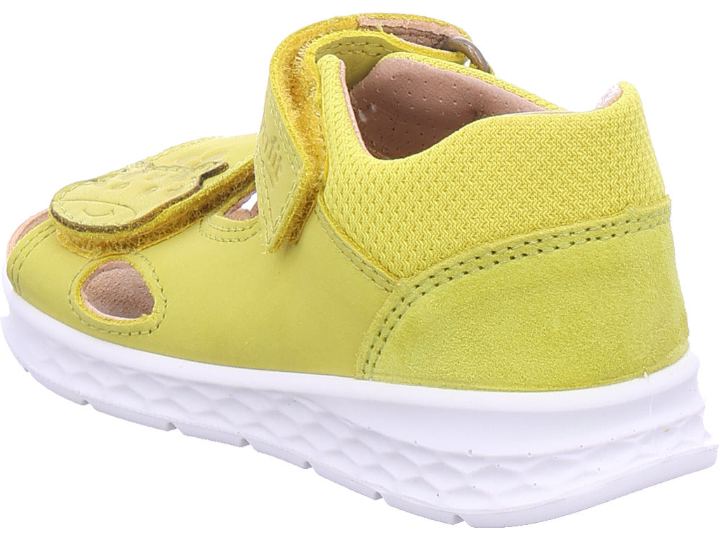 Superfit Jungen Sandalette Sandale Leder \ Lagoon in gelb