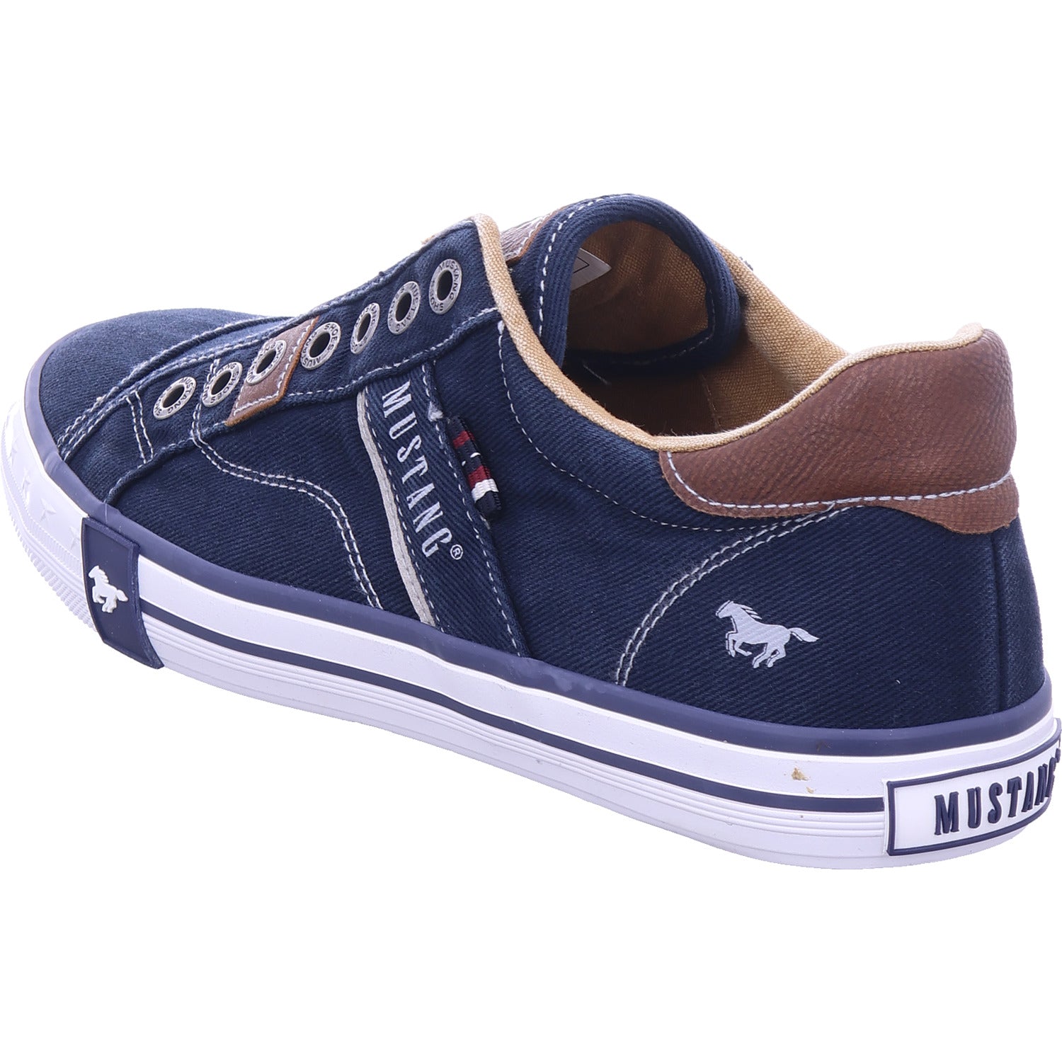 Mustang Herren Pantolette  in blau