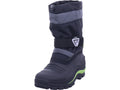 Zoth Spiral Boys Moon Boots Spiral Black/Green in Black