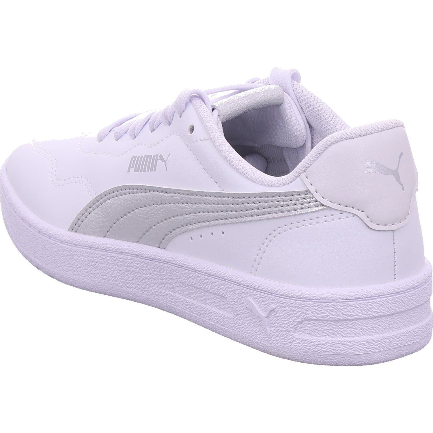 Dámské tenisky Puma Court Lally Metallic Whisper v bílé barvě