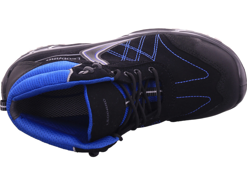 Pánské pracovní boty Gel S3 s leopardím vzorem v černé barvě