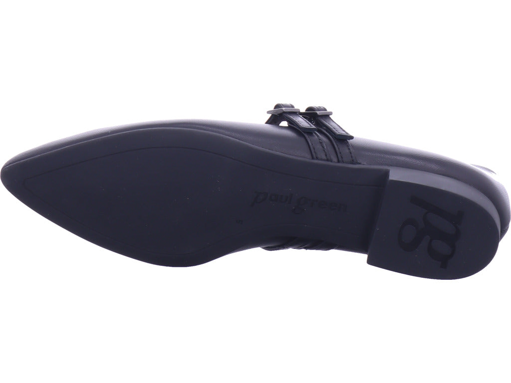 Paul Green Damen Ballerina  in schwarz