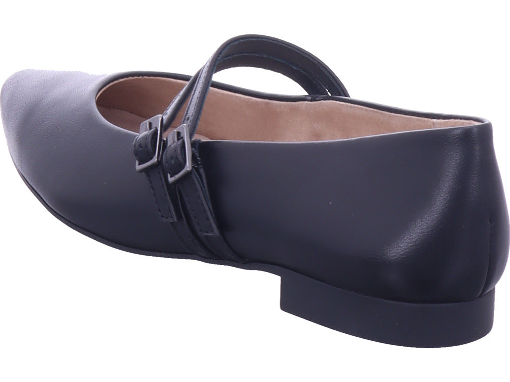 Paul Green Damen Ballerina  in schwarz