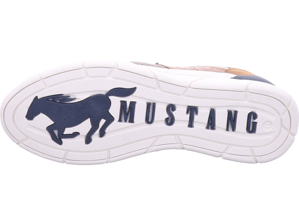 Pánské tenisky Mustang v pískové barvě taupe